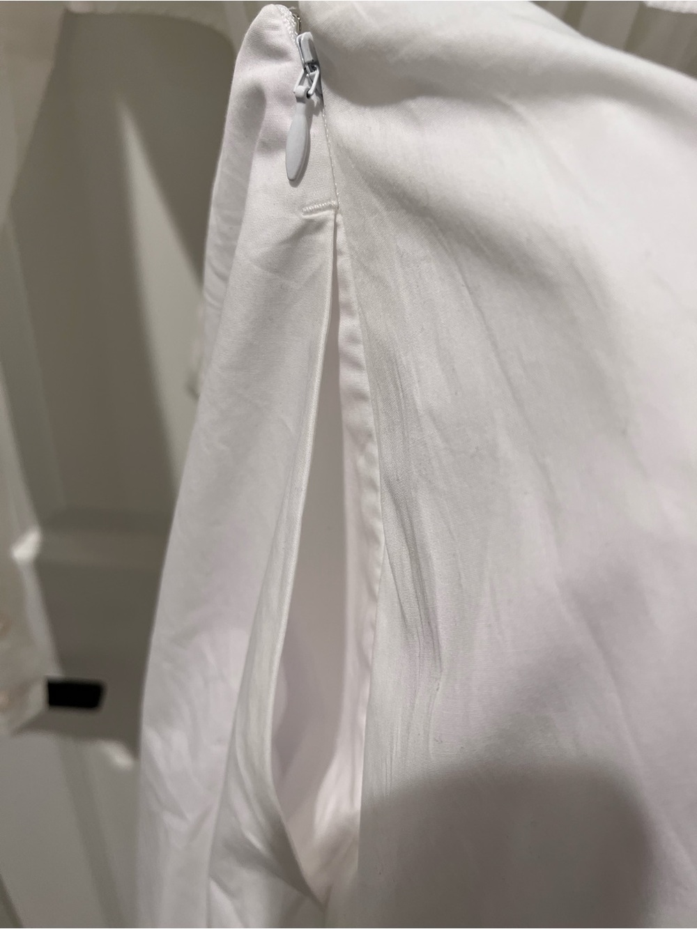 COS White Dress with Classic Collar and Pockets - Picture 5 of 5
